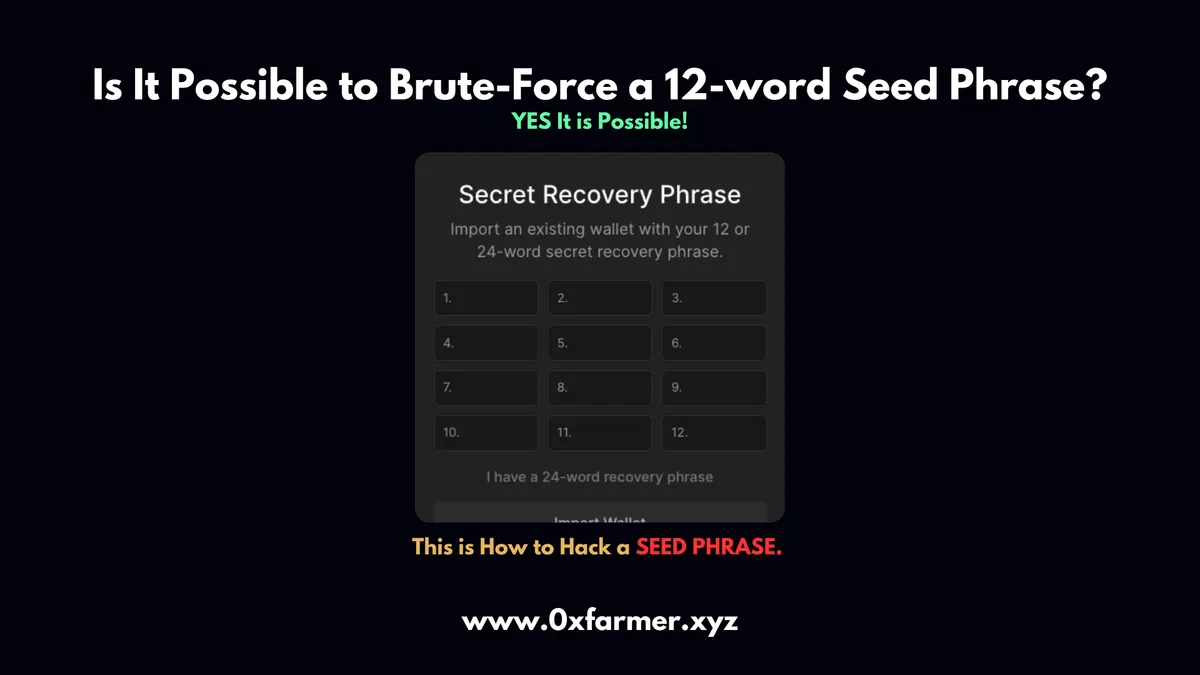 How To Hack A Seed Phrase