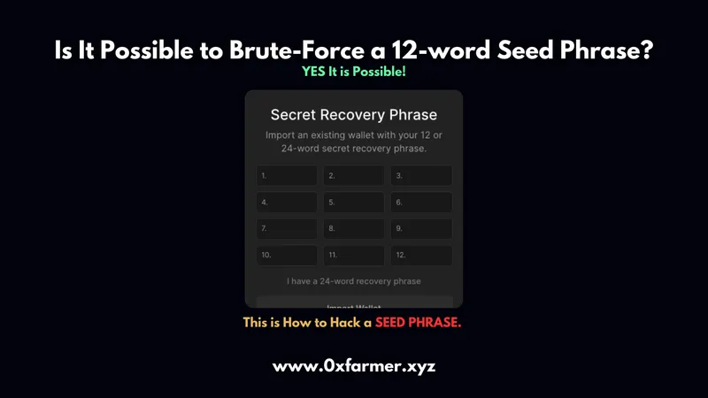 How To Hack A Seed Phrase